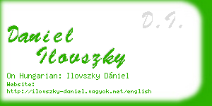 daniel ilovszky business card